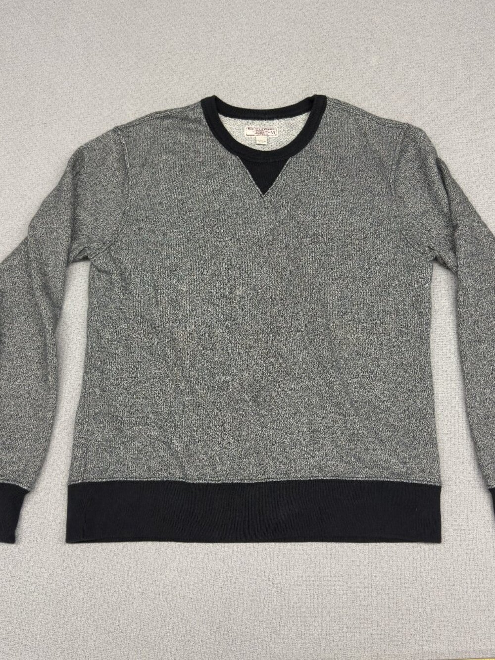 Wallace & Barnes Crew Neck Sweatshirt Mens M Heather Gray Cotton Pullover J Crew